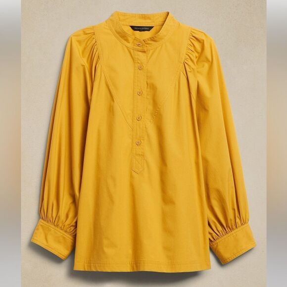 Banana Republic Cleo Fashion Poplin Shirt - Picture 3 of 13